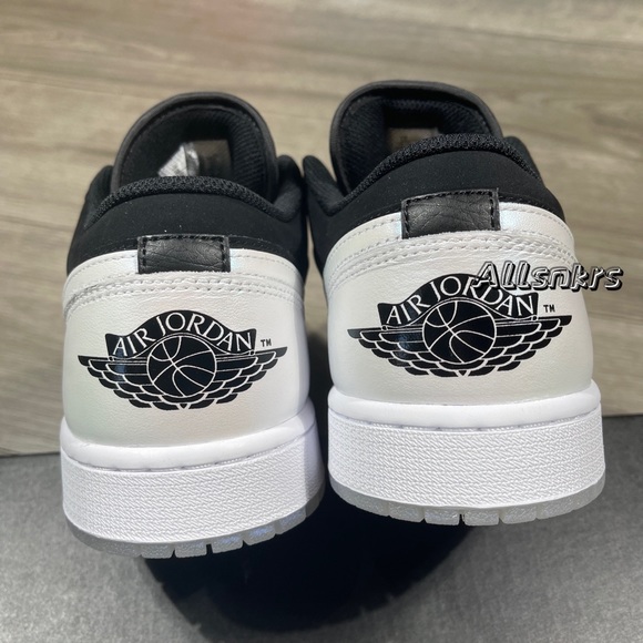 Air Jordan 1 Low Diamond Shorts Black White Panda 🐼 Men’s - Picture 9 of 10